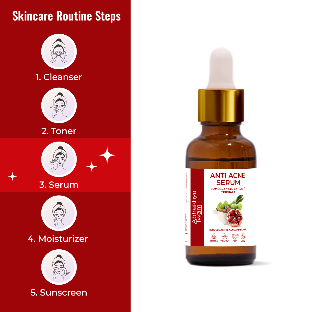 Anti-Acne Serum with Triphala and Pomegranate