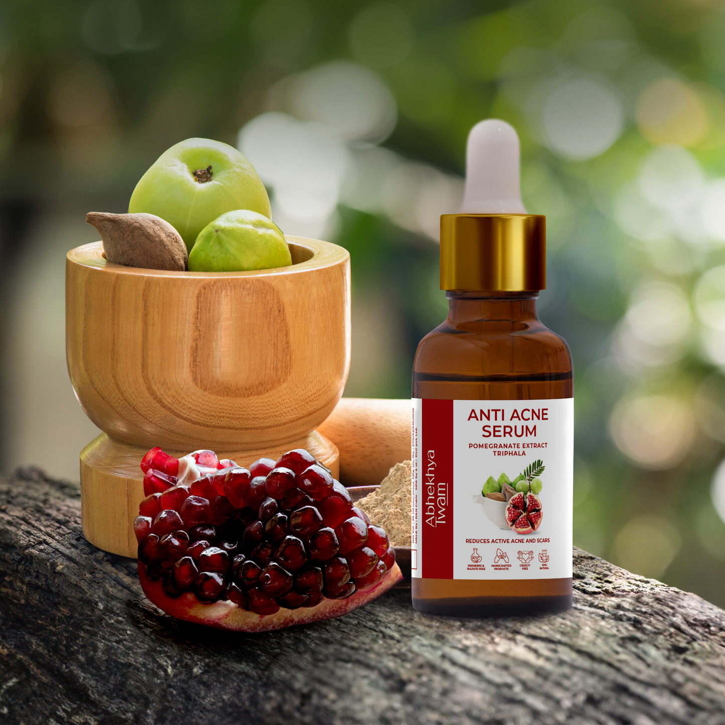 Anti-Acne Serum with Triphala and Pomegranate