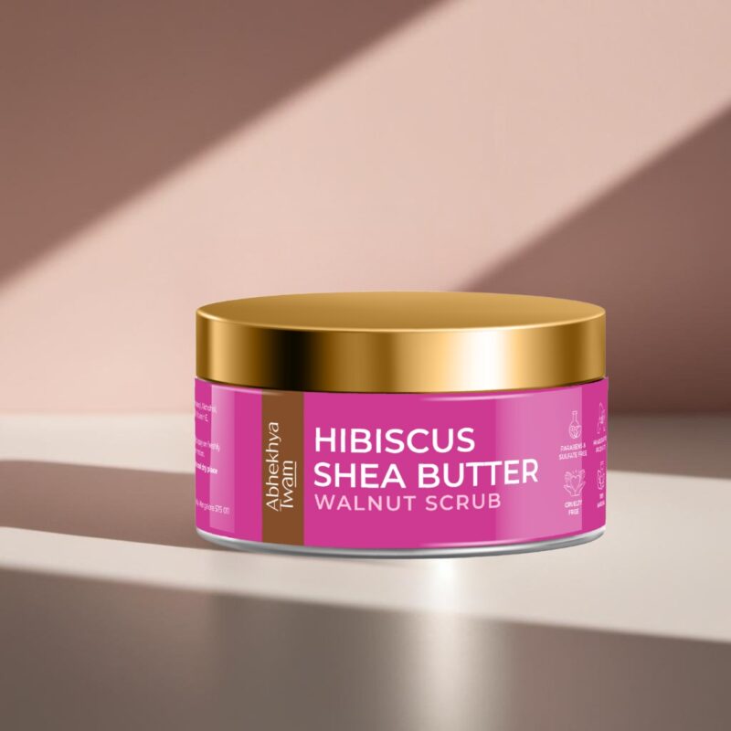 Hibiscus Shea Butter Walnut Scrub