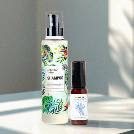 Green Peas Rosemary & Hydrolysed Rice Protein Shampoo + Leave in Conditioner