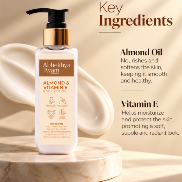 Almond and Vitamin E Body Lotion