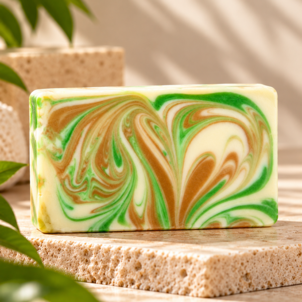 Aloevere green tea lemon grass soap