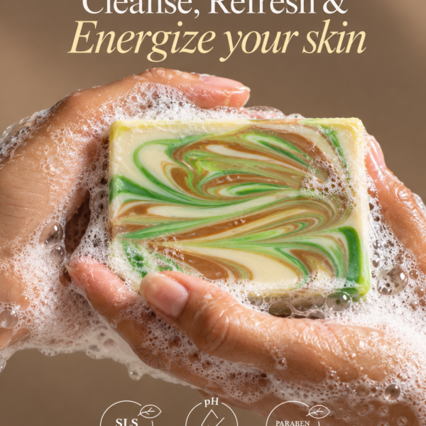 Aloevere green tea lemon grass soap