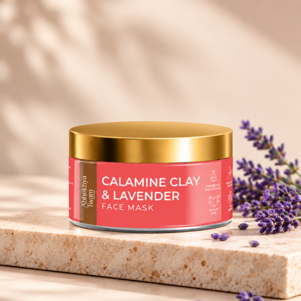 Calamine Clay and Lavender Face Mask