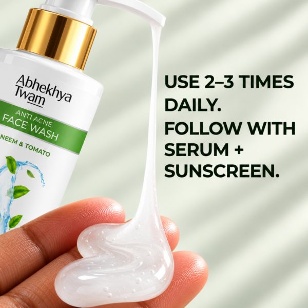Anti Acne Facewash with Tomato, Neem and Salicylic Acid