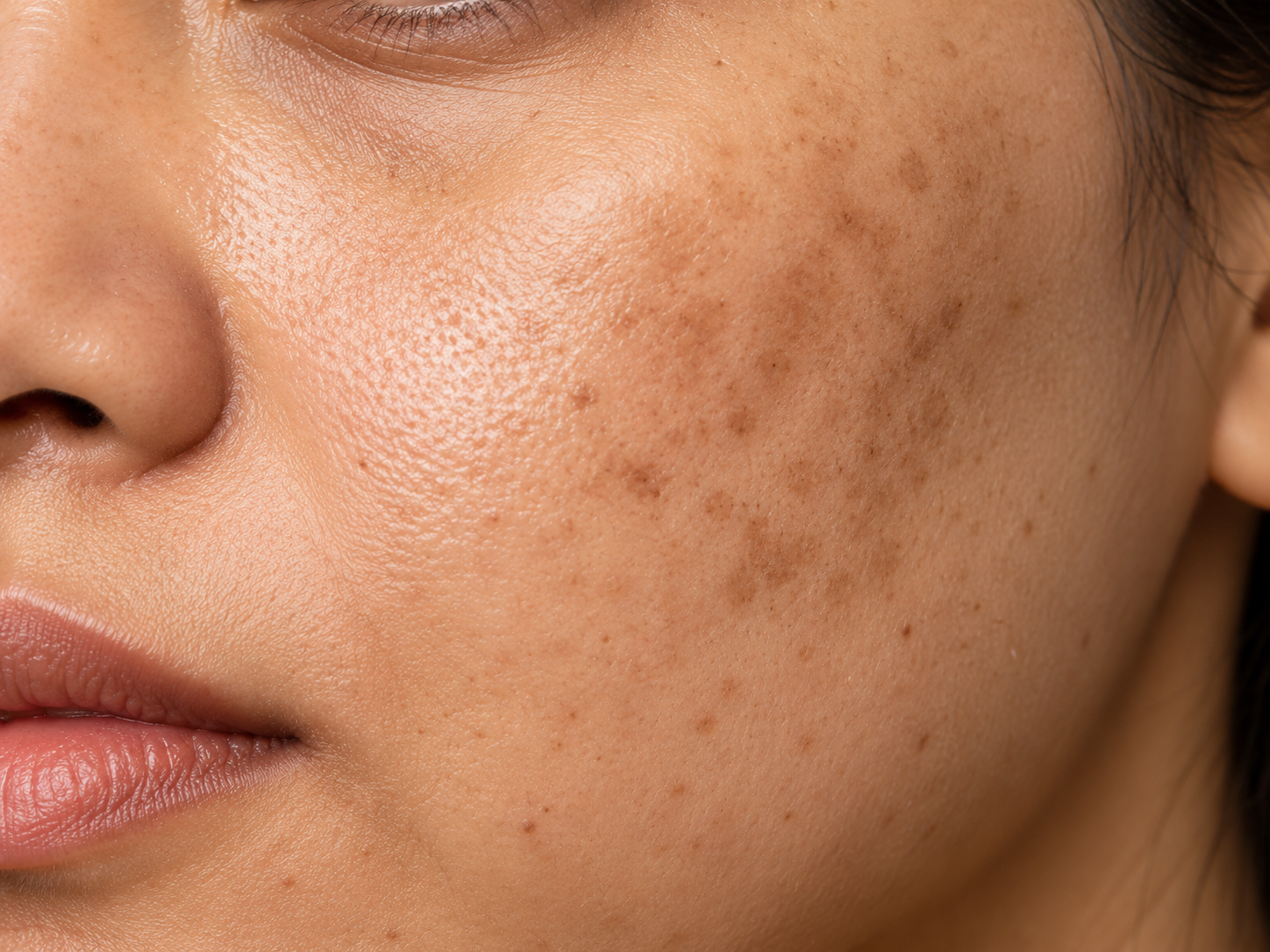 Uneven skin tone
