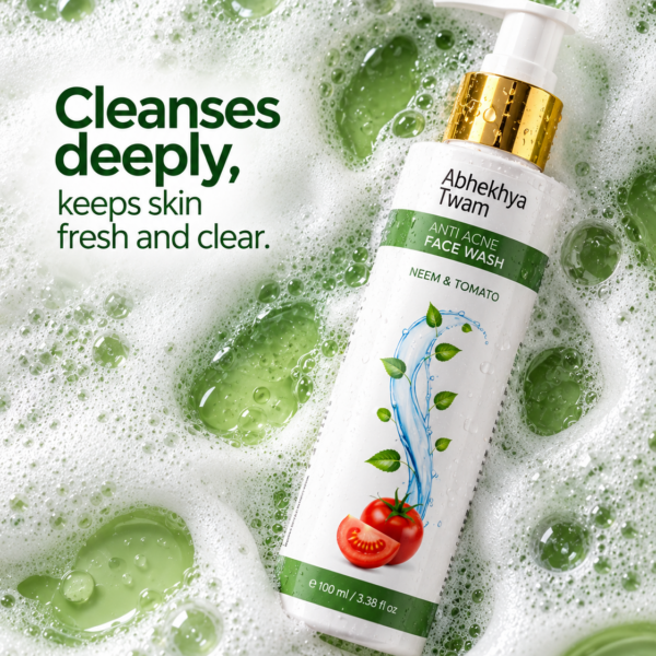 Anti Acne Facewash with Tomato, Neem and Salicylic Acid