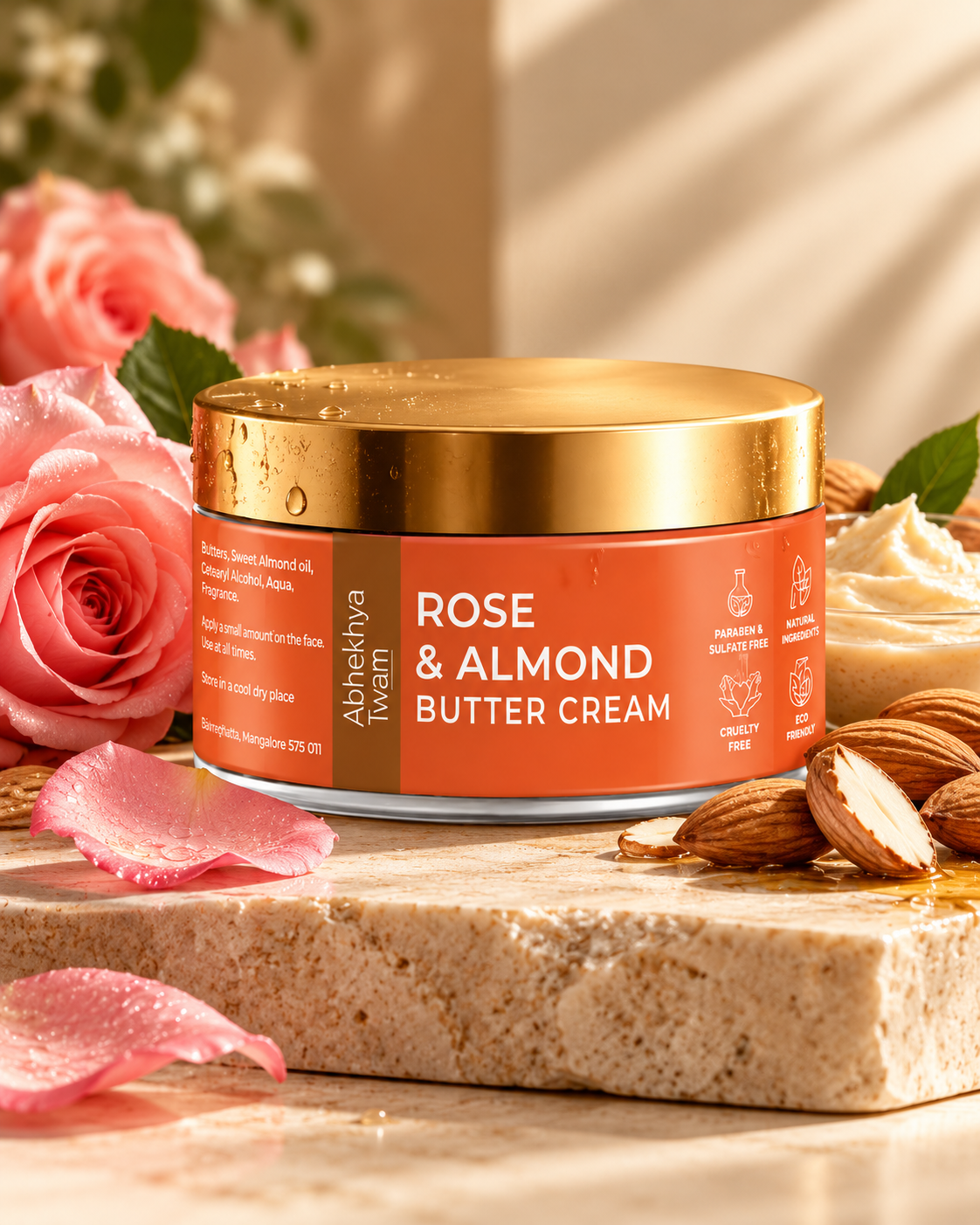Rose & Almond Butter Cream